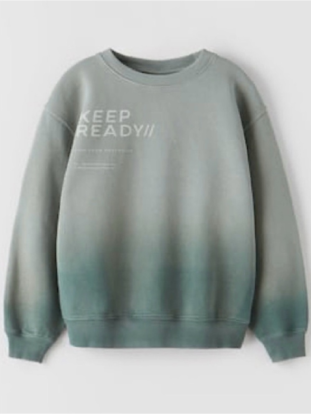 Zara Kids Green Ombre Sweatshirt